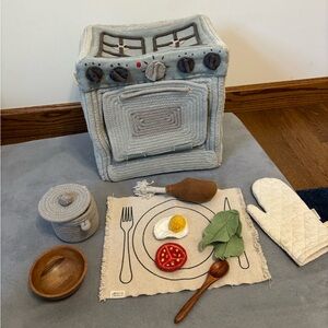 Lorena canals kitchen play basket with pretend food